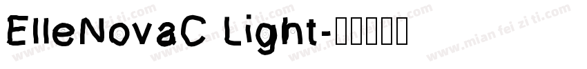 ElleNovaC Light字体转换